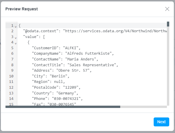 CData Connect Cloud - Example API